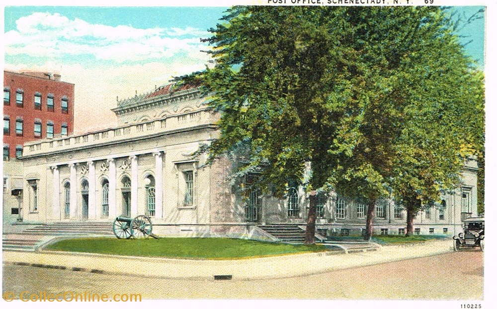 Etats Unis- New York -Schenectady-Post Office cartes postales etats unis new york schenectady post office