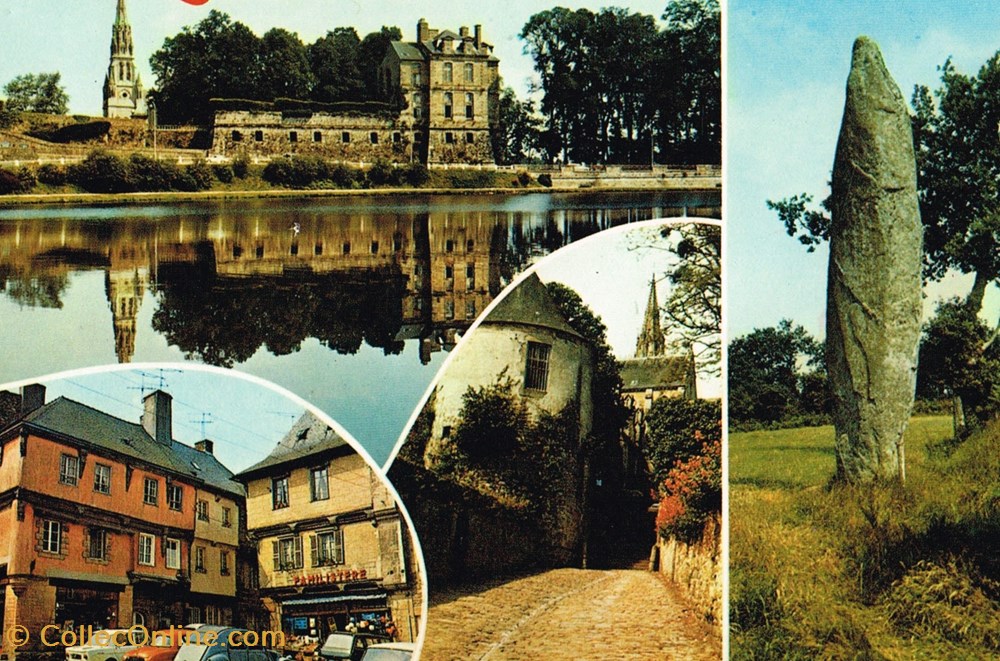 cartes postales france cote armor quintin le chateau