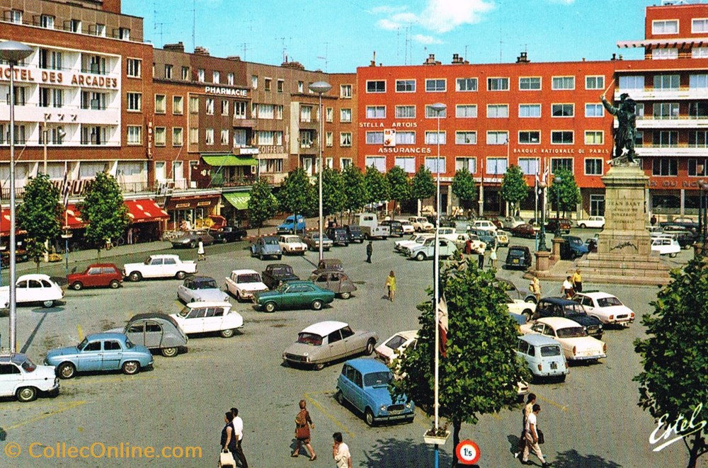 cartes postales france nord dunkerque place jean bart