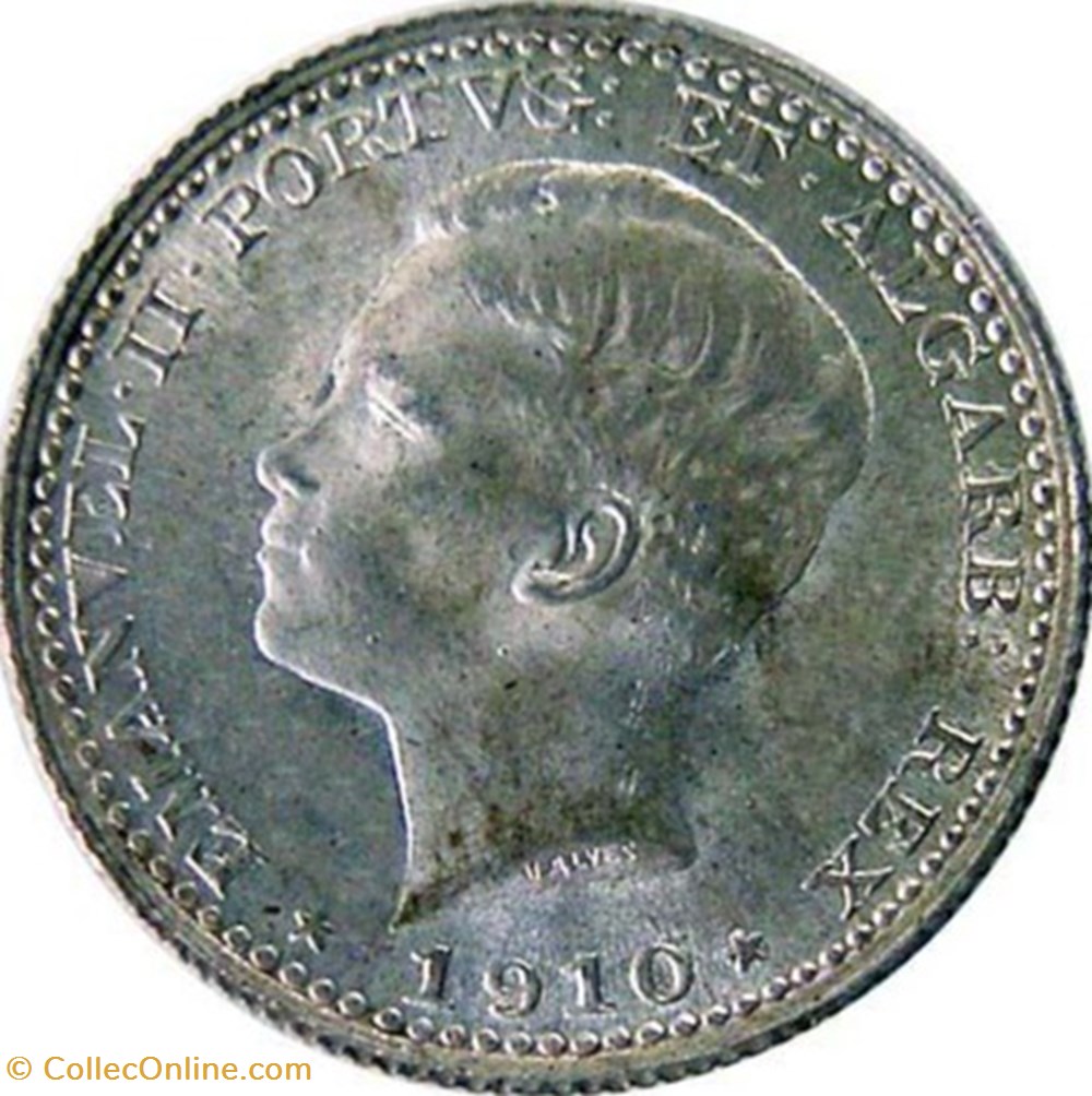 100 réis Manuel II 1910 Portugal monnaies monde 100 reis manuel ii 1910 portugal