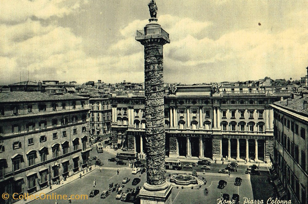 Italie-Rome-Place Colonna cartes postales italie rome place colonna