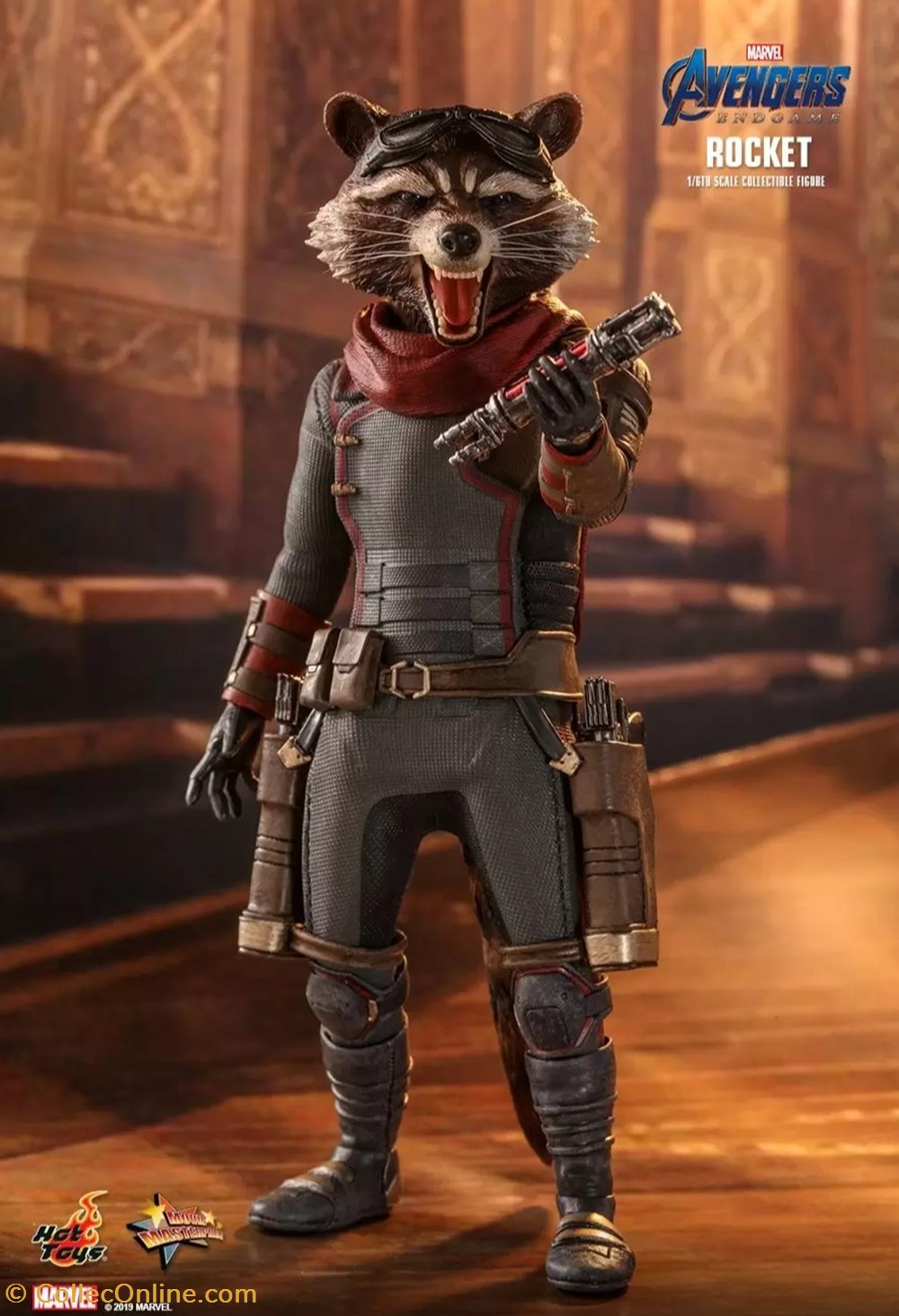 figurines cinema marvel les gardiens de la galaxie rocket racoon endgame mms548