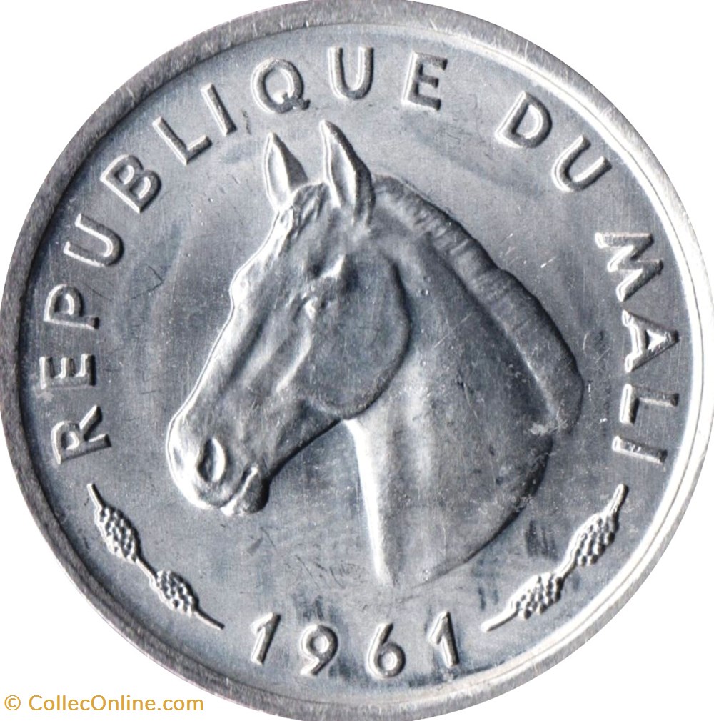 10 Francs Mali 1961 monnaies monde 10 francs mali 1961