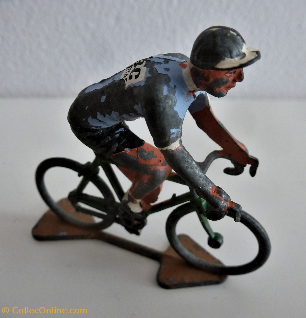 Cycliste Equipe GBC Libertas 1963 3 figurines historiques cycliste equipe gbc libertas 1963