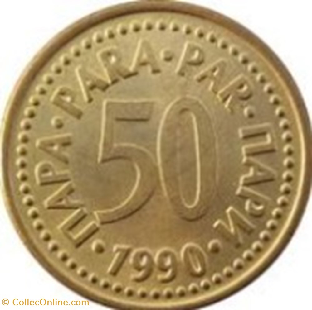 50 Para Yougoslavie 1990 monnaies monde 50 para yougoslavie 1990