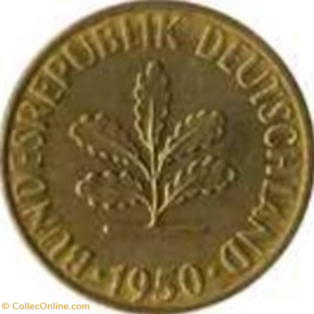 5 Pfennig Allemagne 1983 (F) monnaies monde 5 pfennig allemagne 1983 f