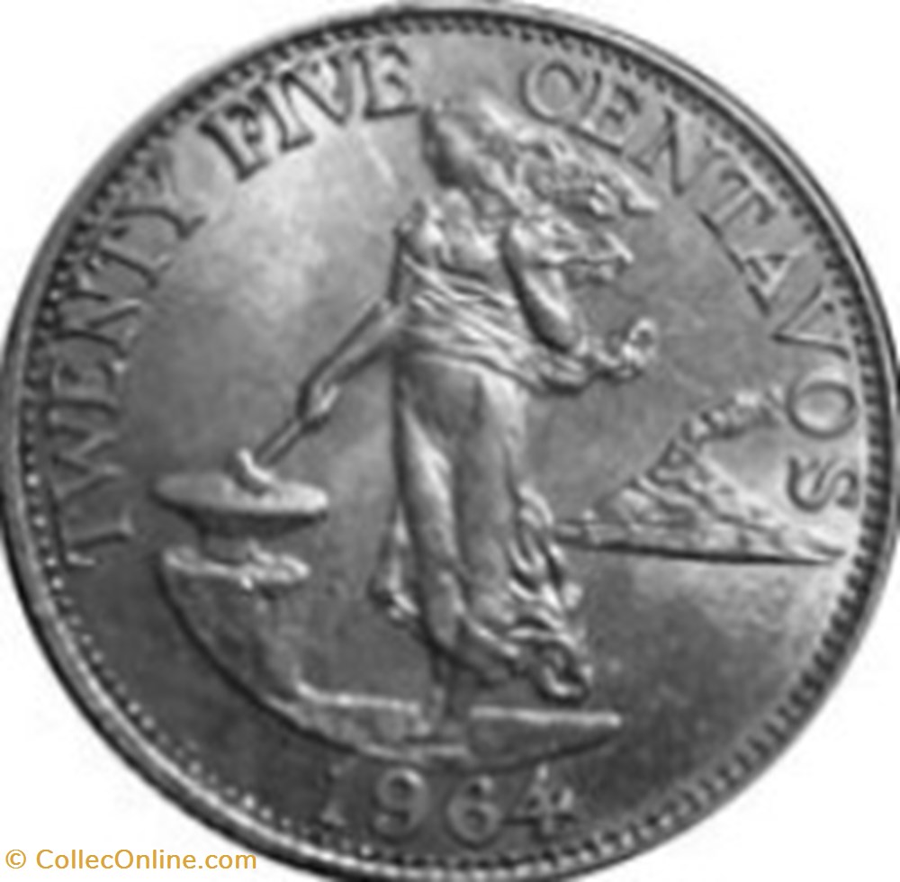 25 centavos Philippines 1966 monnaies monde 25 centavos philippines 1966