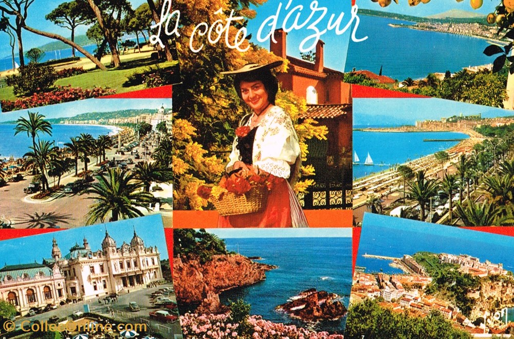France-La côte d'Azur cartes postales france la cote azur