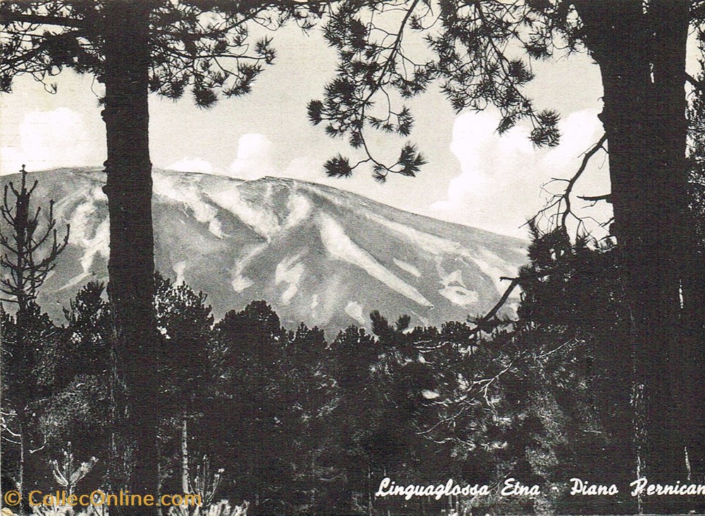 cartes postales italie sicile etna