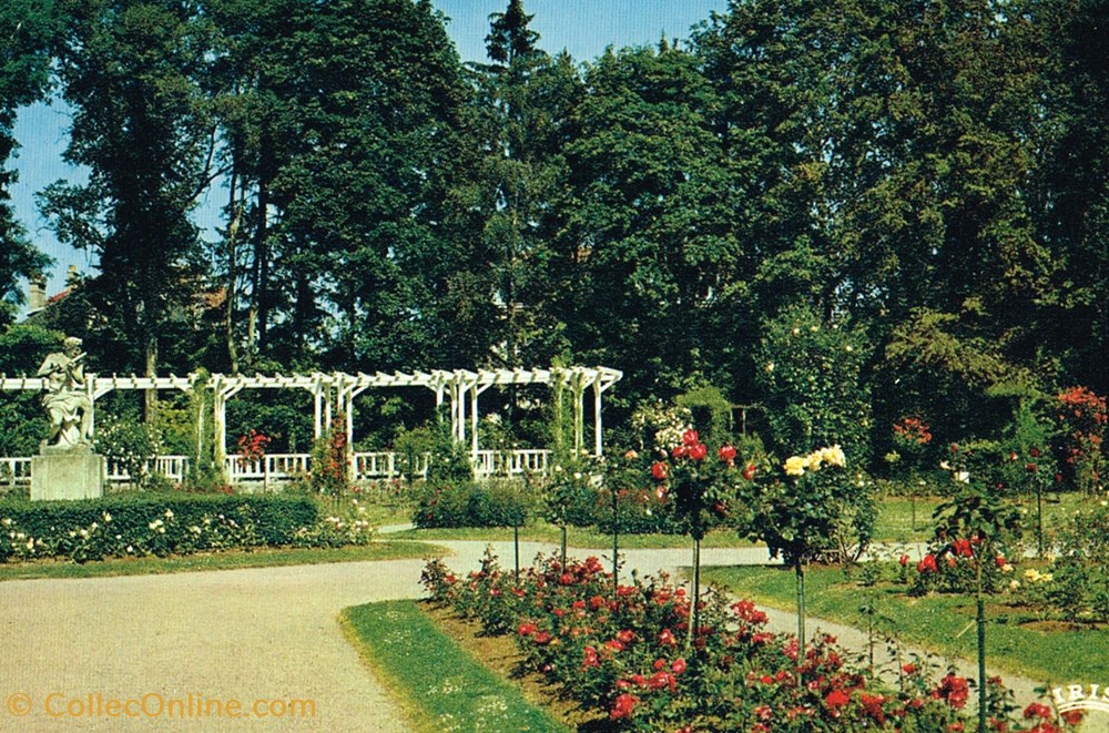 cartes postales france vosges vittel la roseraie