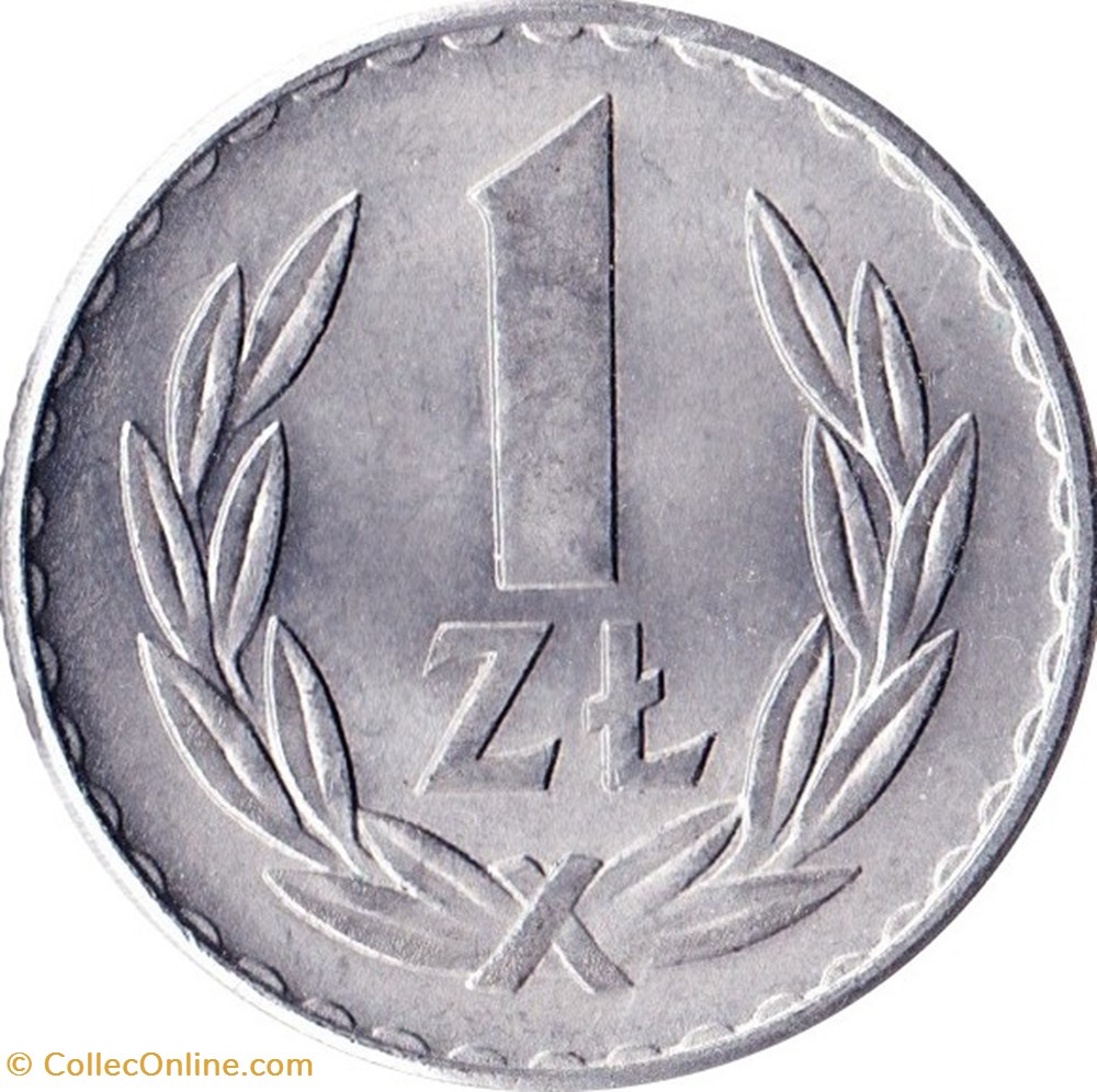 1 zloty Pologne 1949 monnaies monde 1 zloty pologne 1949