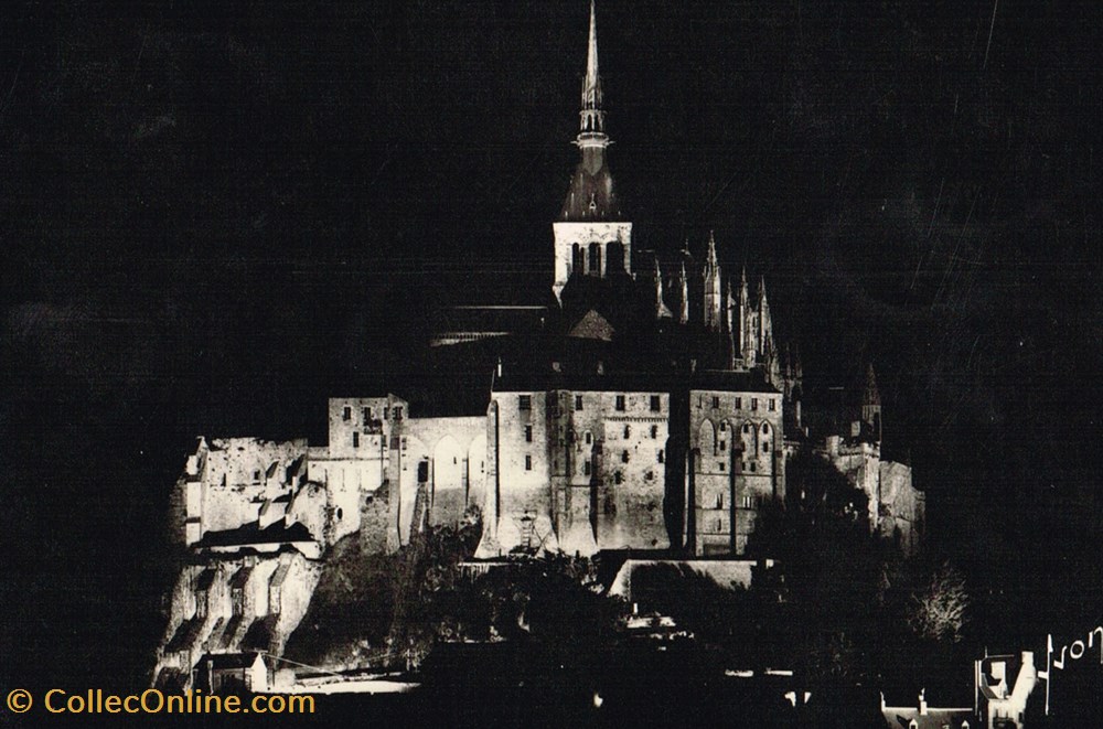 cartes postales france manche le mont saint michel