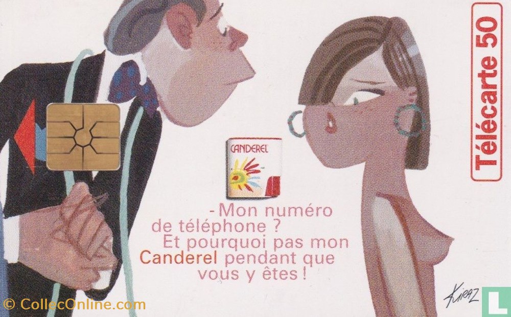 France-Canderel- Gemplus 01.2 divers telecartes cartes telephoniques france canderel gemplus 01 2
