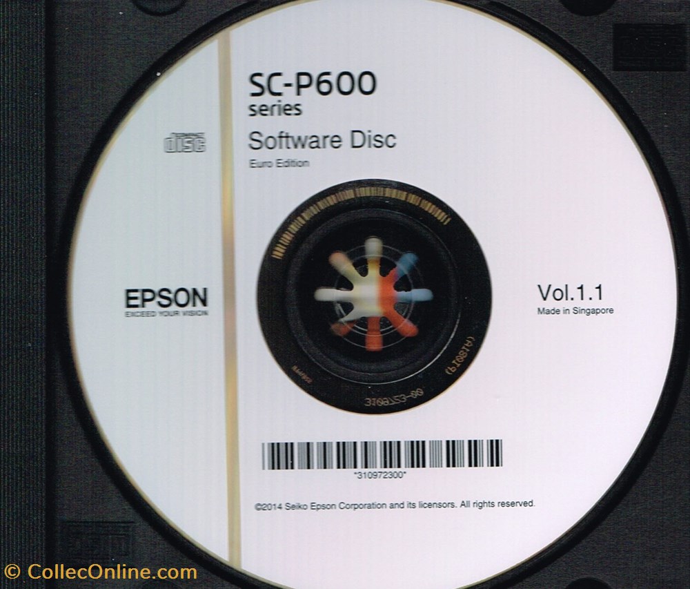 Epson SC-P600 séries software Disc informatique logiciels epson sc p600 series software disc