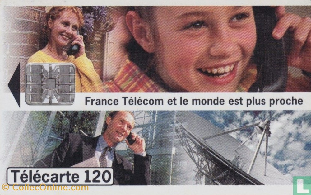France- France Télécom et le monde est plus proche- Schlumberger 07.1 (1992) divers telecartes cartes telephoniques france france telecom et le monde est plus proche schlumberger 07 1 1992