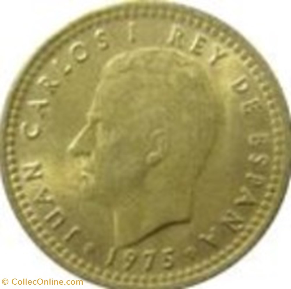 1 Peseta Espagne 1975 (78) monnaies monde 1 peseta espagne 1975 78