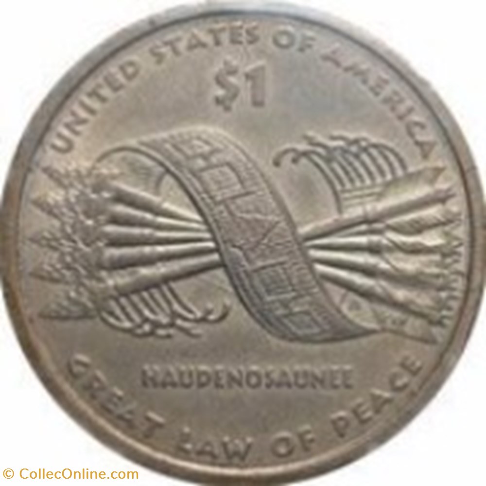 Etats Unis-1 Dollar Grande loi de la paix 2010 monnaies monde etats unis 1 dollar grande loi de la paix 2010