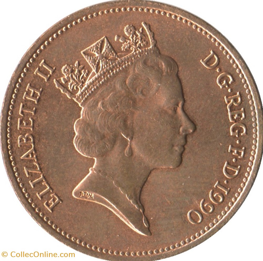 2 New Pence Angleterre Elizabeth II 1985 monnaies monde royaume uni 2 new pence angleterre elizabeth ii 1985