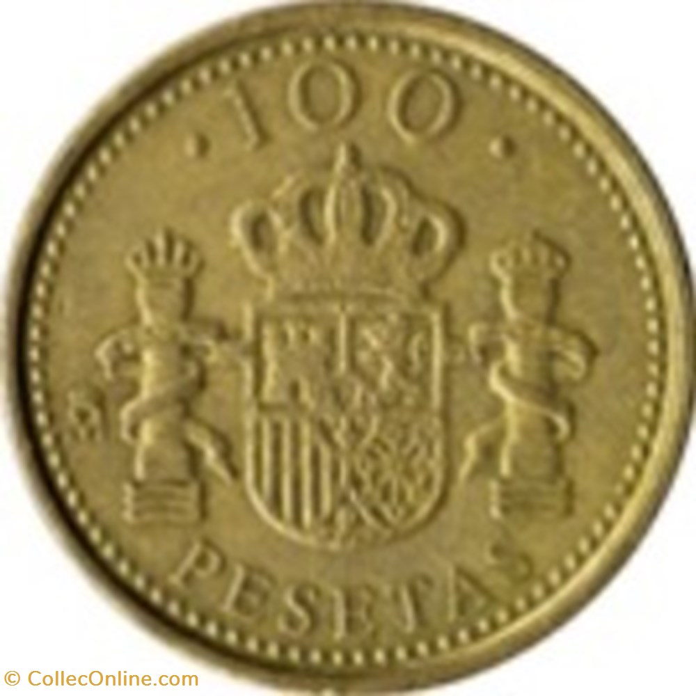 100 Pesetas Espagne 2000 avec points monnaies monde 100 pesetas espagne 2000 avec points