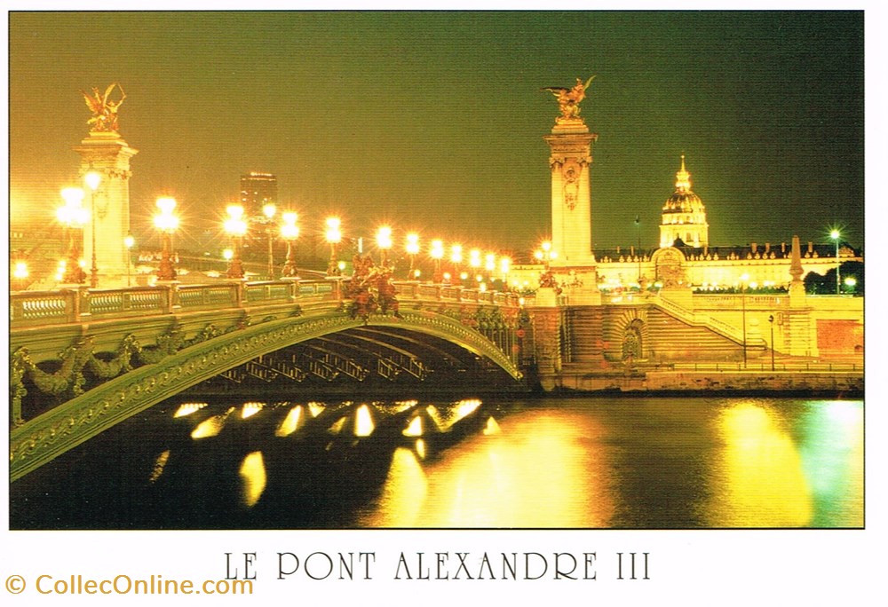 cartes postales france paris le pont alexandre iii