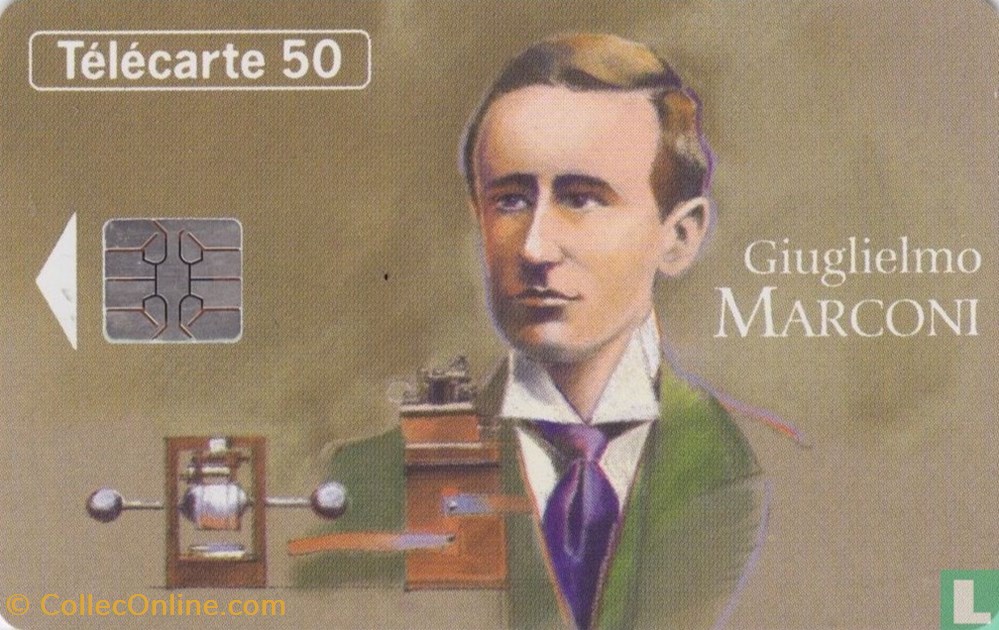 divers telecartes cartes telephoniques france giuglielmo marconi solaic 06 1993