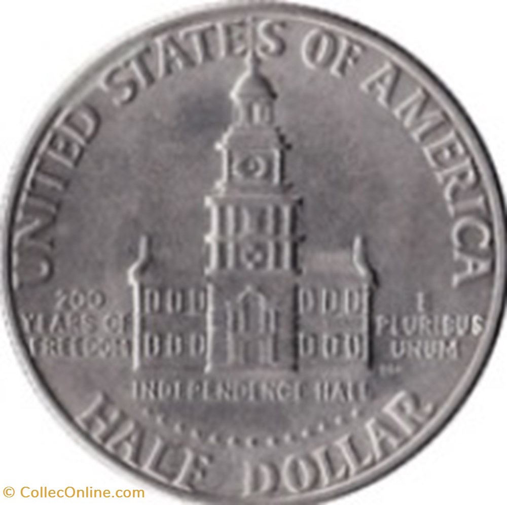 ½ dollar "Kennedy Bicentenial Half Dollar Etats-Unis 1976 monnaies monde dollar kennedy bicentenial half dollar etats unis 1976