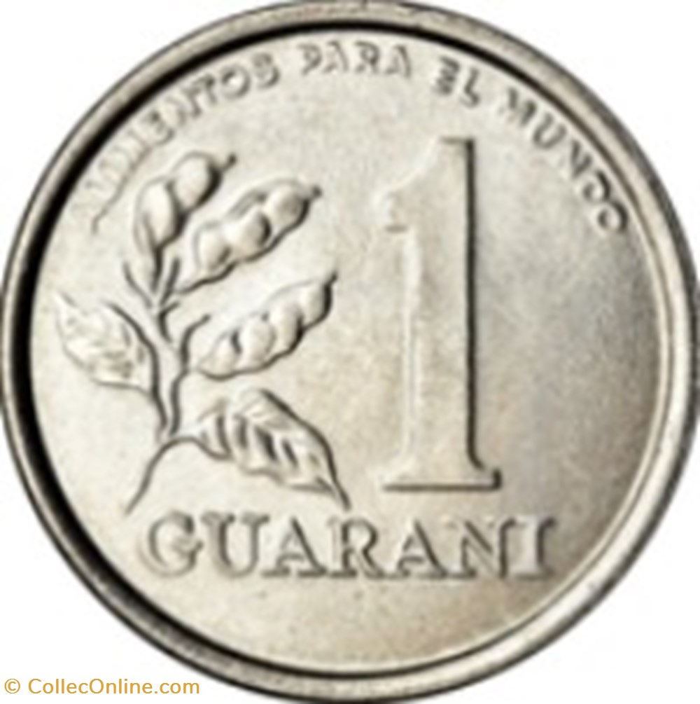1 guarani FAO, type 1 Paraguay 1978 monnaies monde 1 guarani fao type 1 paraguay 1978