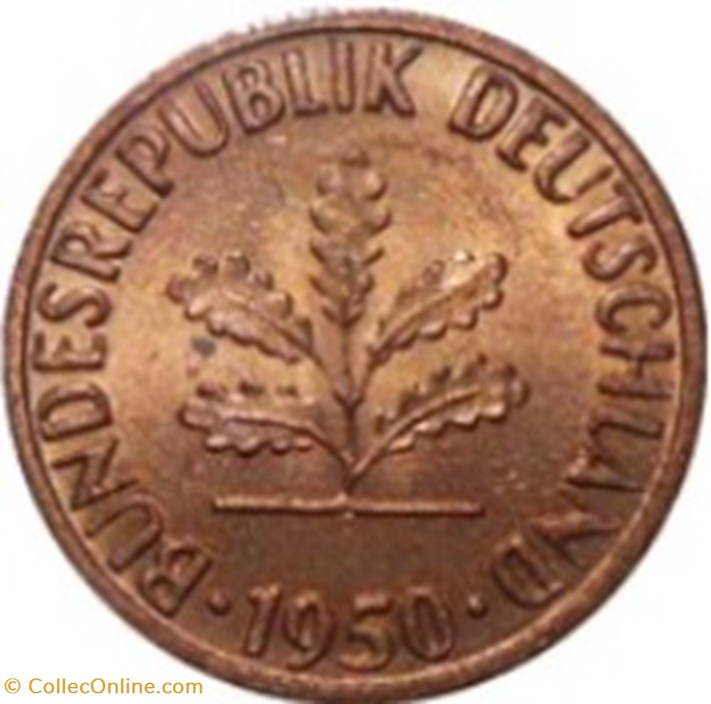 1 Pfennig Allemagne 1981 (J) monnaies monde 1 pfennig allemagne 1981 j