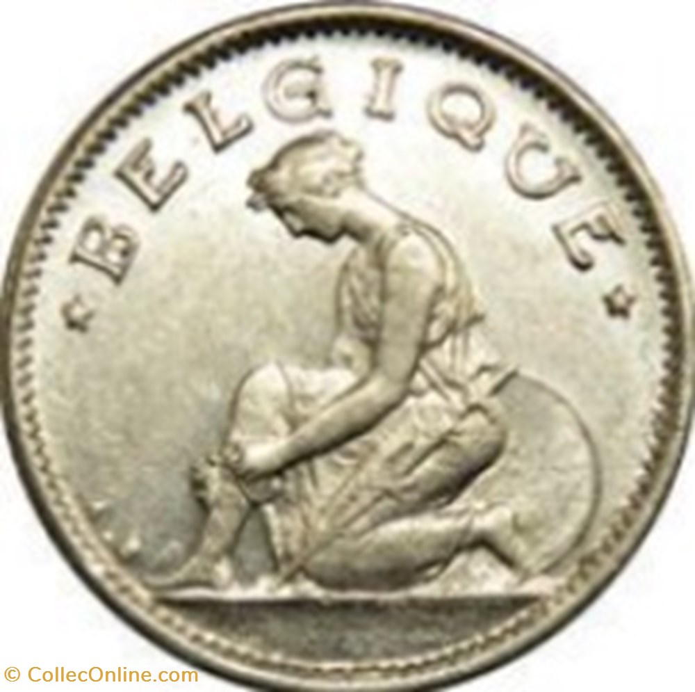 monnaies monde 50 centimes belgique type bonnetain 1927 francais