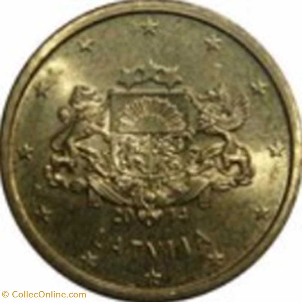 50 Cent Euro-Lettonie 2014 monnaies 50 cent euro lettonie 2014
