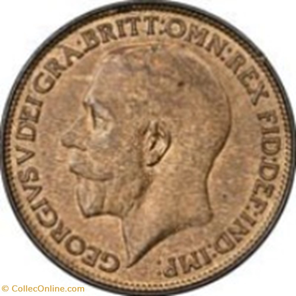 1 farthing George V 1re effigie Angleterre 1915 monnaies monde royaume uni 1 farthing george v 1re effigie angleterre 1915
