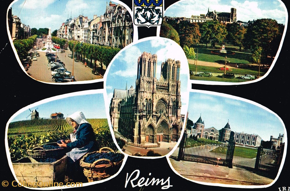 cartes postales france marne reims