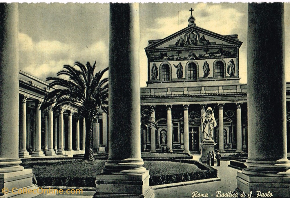 Italie-Rome-Basilique Saint Paul cartes postales italie rome basilique saint paul