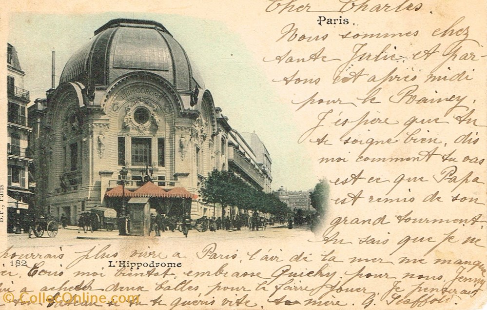 cartes postales france paris l hippodrome