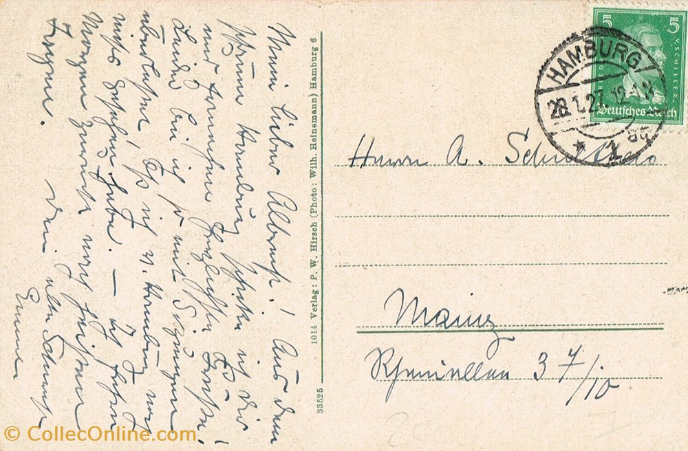 cartes postales allemagne hamburg