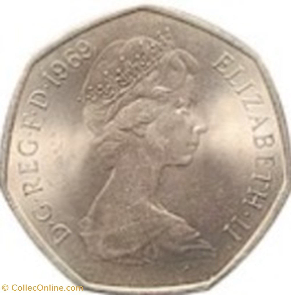 50 Pence Angleterre Elizabeth II 1983 monnaies monde royaume uni 50 pence angleterre elizabeth ii 1983