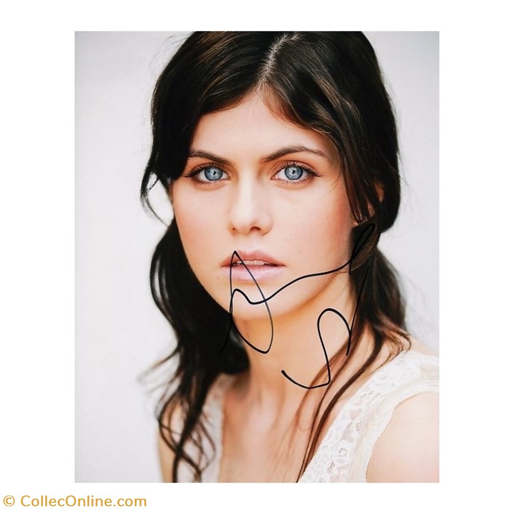 Alexandra Daddario cinema series autographes alexandra daddario