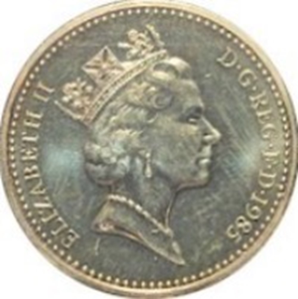 1 Livre Angleterre Elizabeth II 1985 monnaies monde royaume uni 1 livre angleterre elizabeth ii 1985