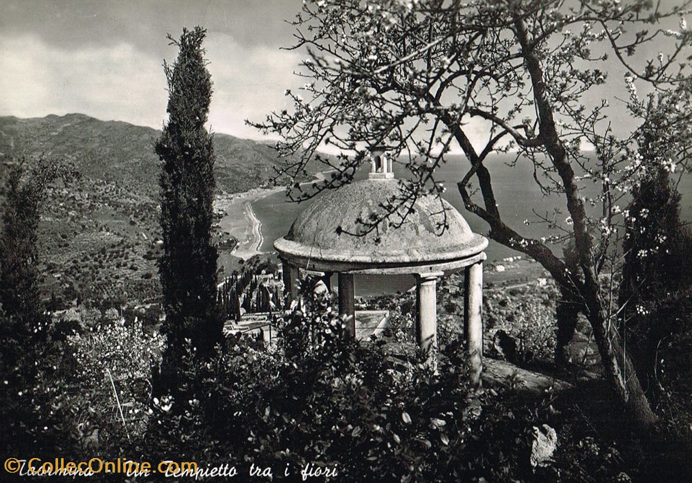 cartes postales italie taormina temple