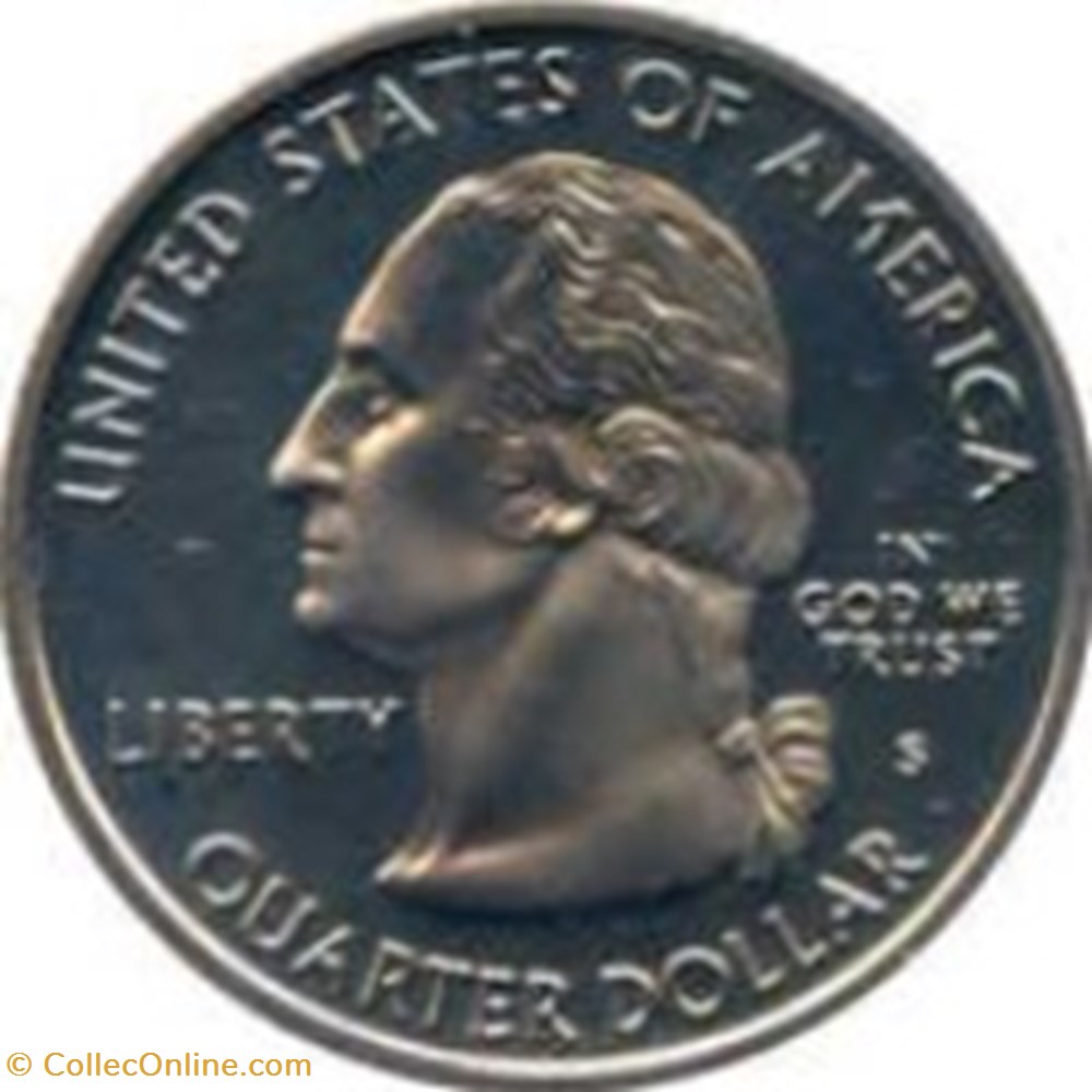 Etats Unis-¼ Dollar "Quarter Caroline du Nord" 2001 D monnaies monde etats unis dollar quarter caroline du nord 2001 d