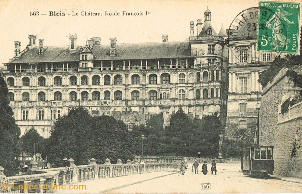 cartes postales france loire et cher blois le chateau
