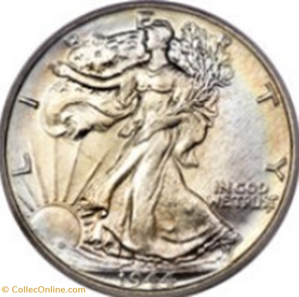 Etats Unis-½ dollar "Liberty Walking" 1948 S monnaies monde etats unis dollar liberty walking 1948 s