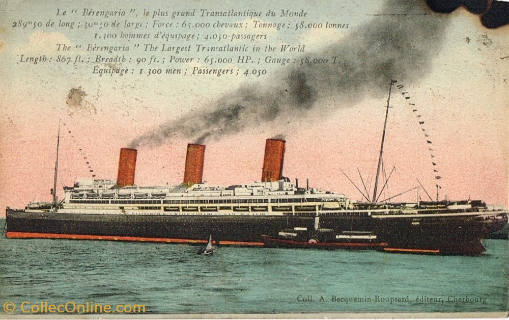France-Manche-Le Bérangaria cartes postales france manche le berangaria
