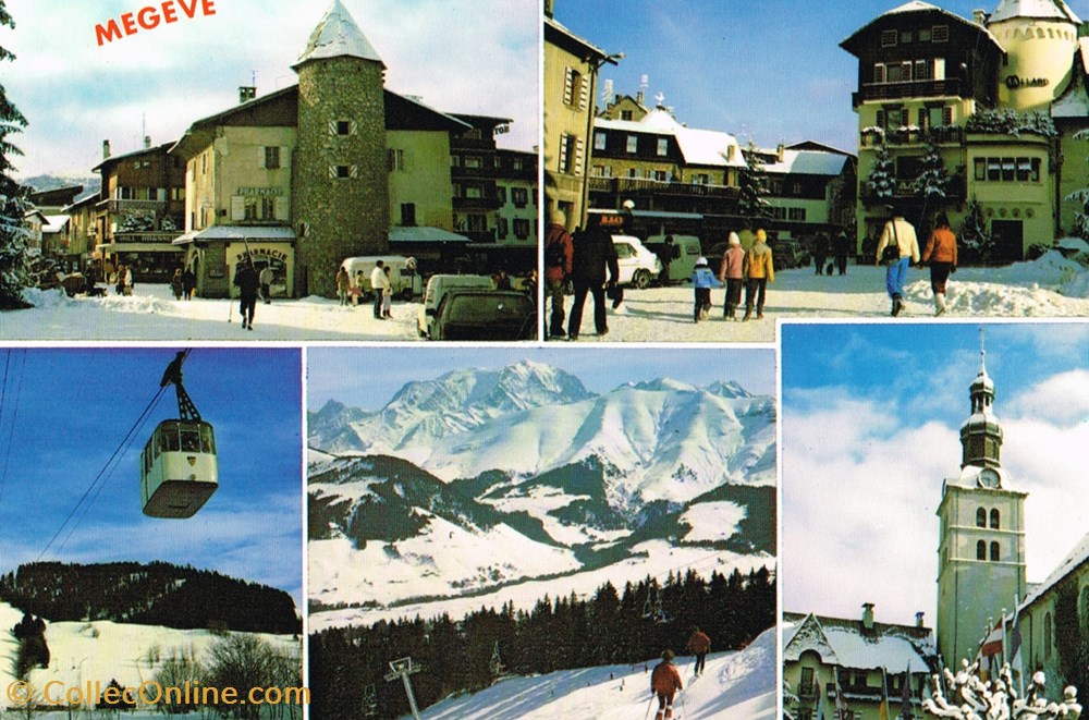 cartes postales france savoie megeve