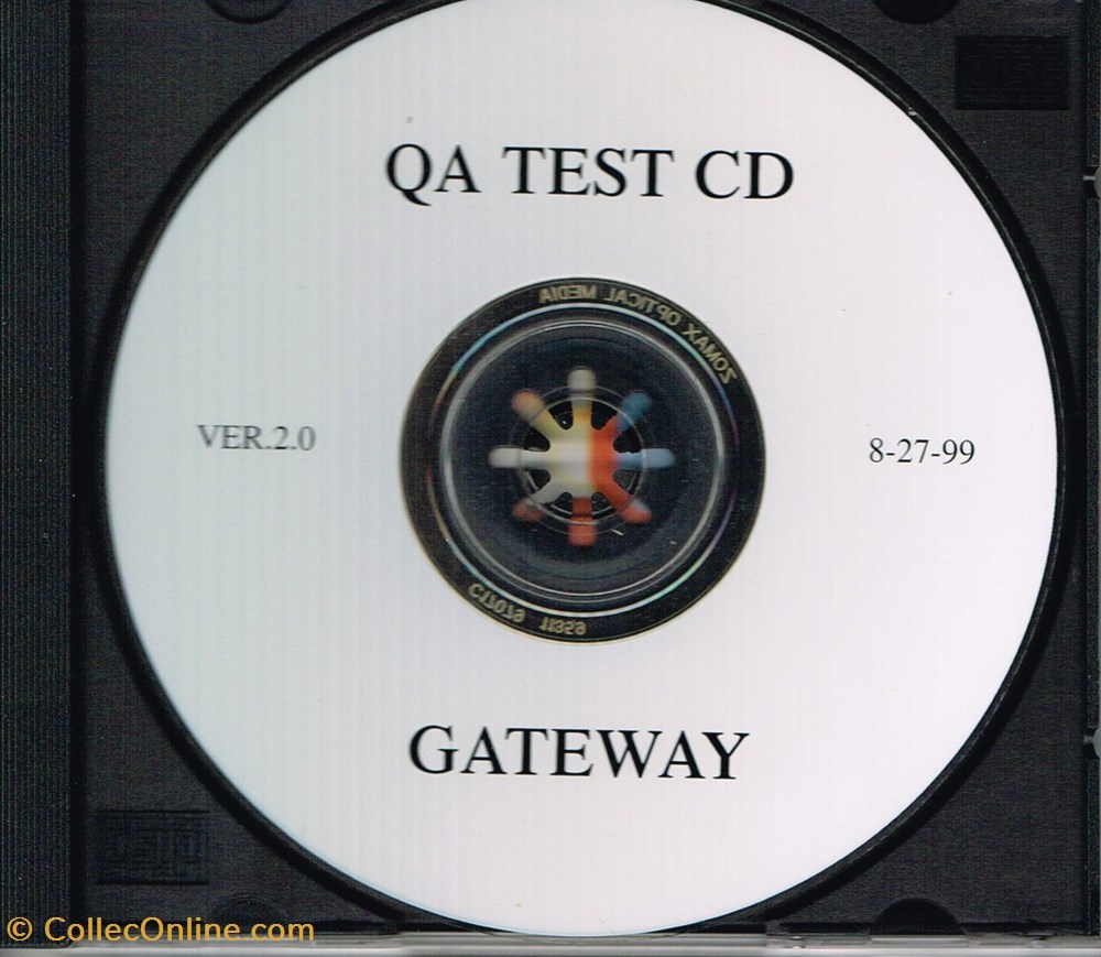informatique logiciels gateway qa test cd