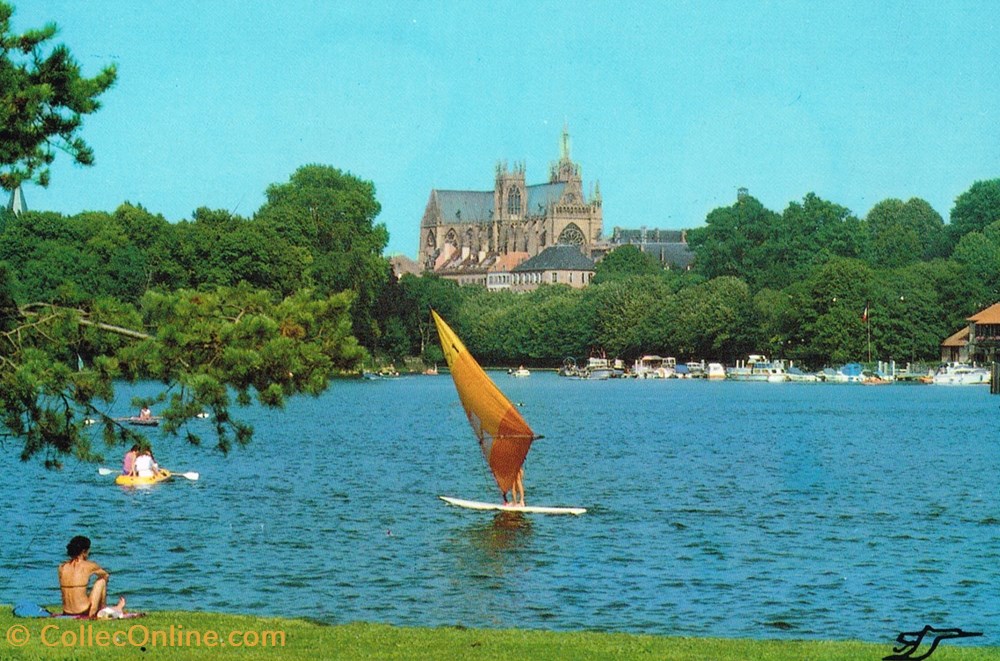 France-Metz-Plan d'Eau de Saulcy cartes postales france metz plan eau de saulcy