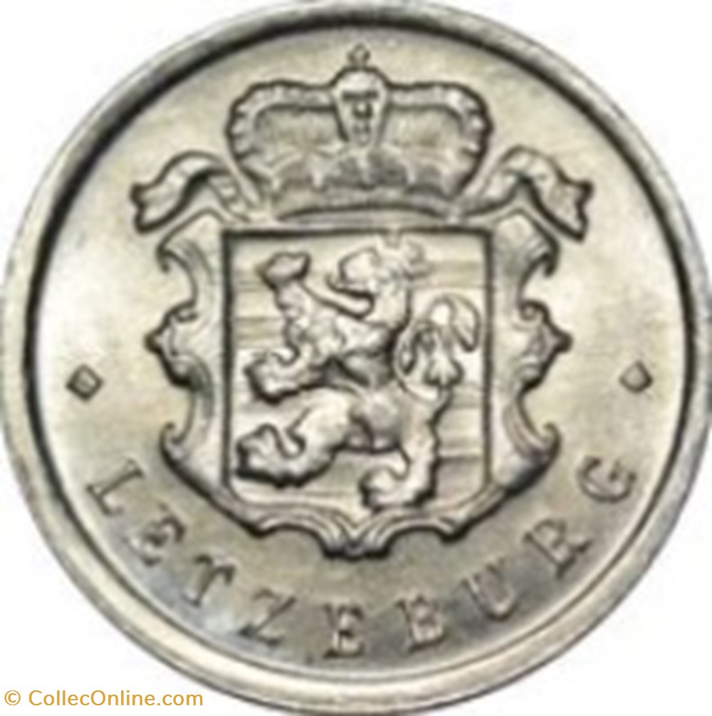 monnaies monde 25 centimes charlotte luxembourg 1954
