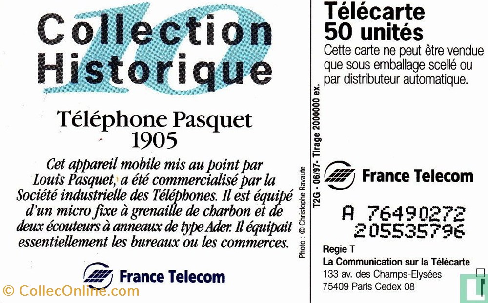 France- Téléphone Pasquet- Solaïque 03 (1990) divers telecartes cartes telephoniques france telephone pasquet solaique 03 1990