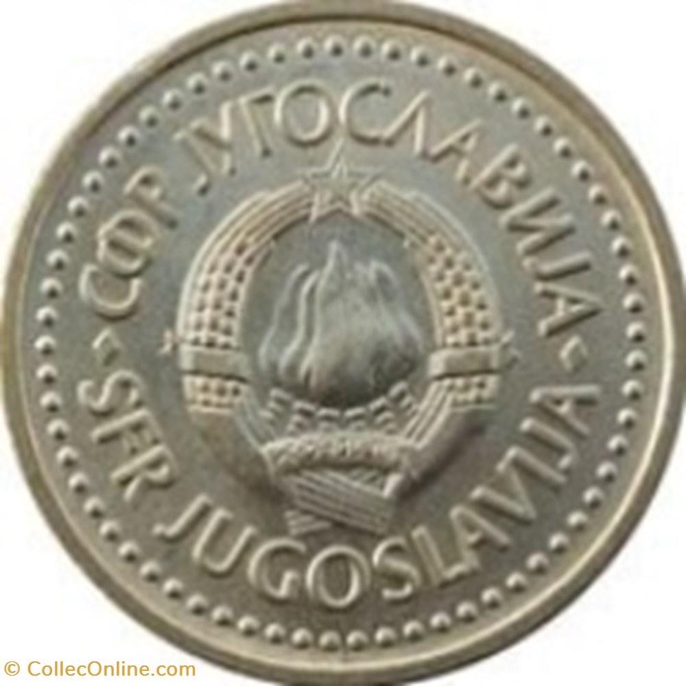 1 Dinar Yougoslavie 1984 monnaies monde 1 dinar yougoslavie 1984