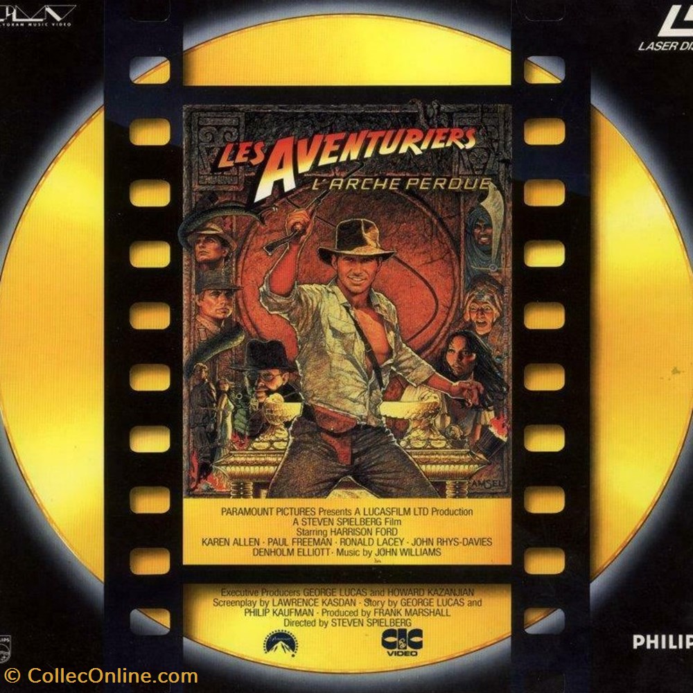 Les Aventuriers de l'Arche Perdue - CIC Vidéo divers film dvd blu ray les aventuriers de arche perdue cic video